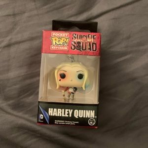 Harley Quinn Pop Funko Keychain